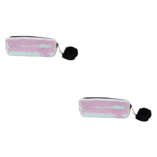 VILLCASE 2stücke Federmäppchen Meerjungfrau Design Und Material Kosmetiktasche Für Schule Und Für Teenager Und von VILLCASE