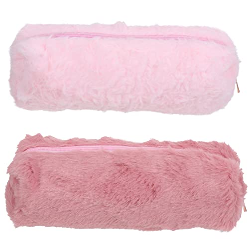 VILLCASE 2stücke Stiftetasche Aus Plüsch Federmäppchen Mit Bleistift-etui Multifunktionale Stift-Halterung Für Schulbedarf Bequemer Stift-Transport Für Schüler von VILLCASE