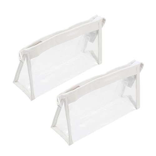 VILLCASE 3 Sets Federmäppchen PVC-Material Große Kapazität Bleistiftbeutel Reißverschluss Schreibwarentasche Stifte-Organizer Schreibwarenbehälter 2 Stück X 3 von VILLCASE