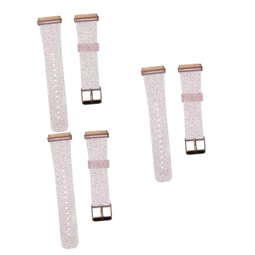VILLCASE 3 Stück Shiny Bling Silikon Armband für Flexibles Stilvolles Uhrenarmband Anpassbare Langlebig Hautfreundlich für Besondere Anlässe von VILLCASE
