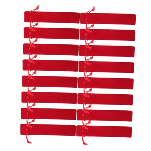 VILLCASE 30 Stück Doppelseitige Dicke Halter für Stifte Weiche Aufbewahrungstaschen für Büro oder Reisen von VILLCASE