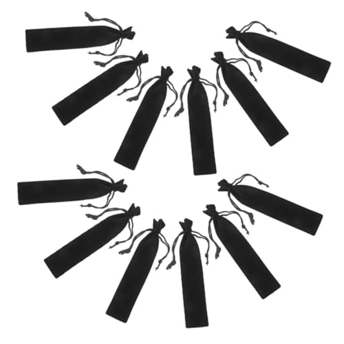 VILLCASE 30 Stück Robuste Samt Stift Tasche mit Kordelzug für Schule Büro und Geschenkverpackung Multifunktionale Stiftaufbewahrung für Damen und von VILLCASE