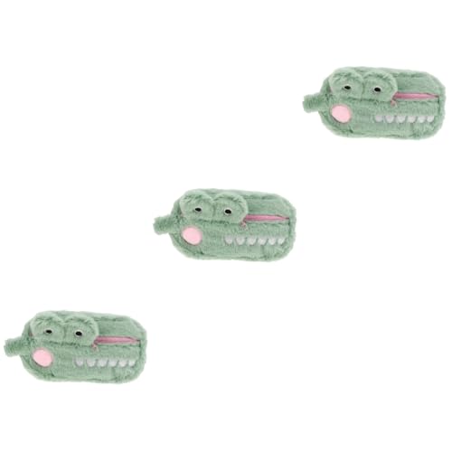 VILLCASE 3stücke Cartoon Tier Plüsch Federmäppchen Für Tragbare Stift Aufbewahrungstasche Süße Tiere Design Vielseitig Einsetzbar Als Kosmetiktasche Oder Reiseetui von VILLCASE