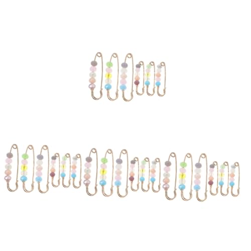 VILLCASE 4 Sätze Jeans-cinch-knopf Elegant Trägerlos Hemdklammern Jogginghosen Damen Frauen Kette Gerippt Broschen Für Damen Ausgebeult Wäscheklammern Bustier Taille Bhs Plastik 6 Stück * 4 von VILLCASE