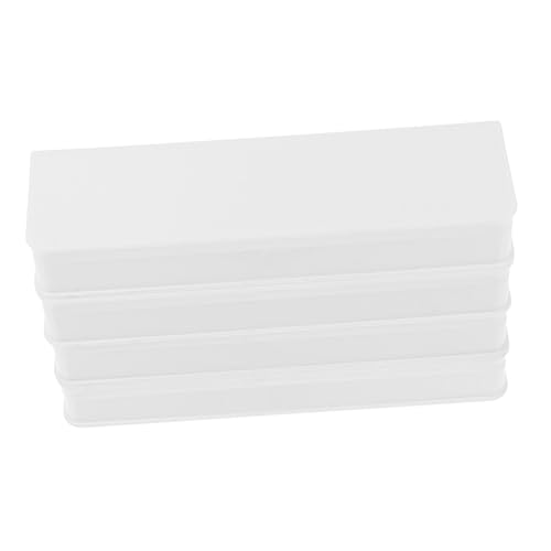 VILLCASE 4 Stück Leichte Snap Lock Schreibwaren Organizer für Büro Schule und Reisen für Stifte Bleistifte und Zubehör von VILLCASE