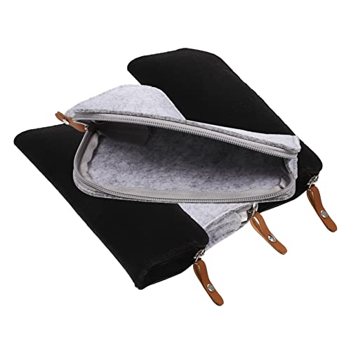 VILLCASE 4Stücke Teiliges Filz Bleistiftbeutel mit Reißverschluss Schreibwarenaufbewahrungstasche für Stifte Make Up und Kleine Gegenstände für Schule Reisen von VILLCASE