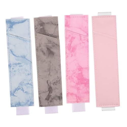 VILLCASE 4stücke Teiliges Multifunktionale Pu Stiftetui Für Organizer Für Stifte Bleistifte Und Ausweise Bunten Farben Für Büro Und Praxis von VILLCASE