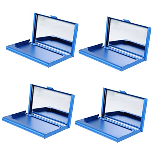 VILLCASE 4stücke Visitenkartenetui Mit Integriertem Spiegel Stilvolles Kreditkartenetui Für Damen Kartenetui Für Business Id Und Reisekarten von VILLCASE