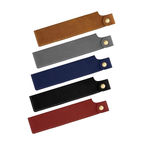 VILLCASE 5 Stück Altes Federmäppchen Stift Schutzhülle Geldbörse Der Stifthalter Taschenschutz Für Männer Halter Für Füllfederhalter Taschenschutz Für Herrenhemd Stifthalter Für Gürtel Pu von VILLCASE