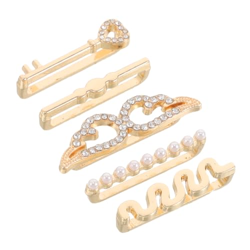 VILLCASE 5stücke Uhrenarmbandanhänger Mit Strass Uhrenarmband-charm Dekorative Ringe Für Smartwatch-armbänder Uhrenarmband-schmuckanhänger Zubehör Mit Nieten von VILLCASE