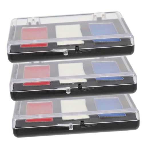 VILLCASE 6 Stück Farben Für Gesichtskuchen Bunte Gesichtsbemalung Gesichts Und Gesichtsfarbe Party Gesichtsbemalung Ausgefallene Make Up Farbe Gesichts Make Up Pigmente von VILLCASE