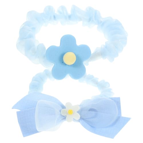 VILLCASE 8 Stk Haarschmuck Haarbänder Blumenkopfschmuck Kinderhaaraccessoires für Mädchen Tiara Haargummis für Kleinkinder Haargummis für Frauen elastische Pferdeschwanzhalter Weihnachten von VILLCASE