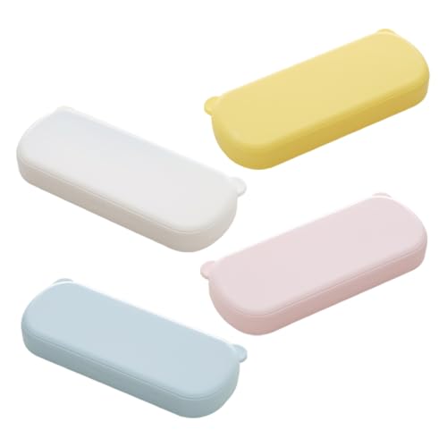 VILLCASE Bezauberndes Federmäppchen mit Bärenohren Große Kapazität Schreibwarenbox Harter Bleistifthalter für Jungen und Mädchen Kunststoff Organizer für Schulbedarf Modernes Design von VILLCASE