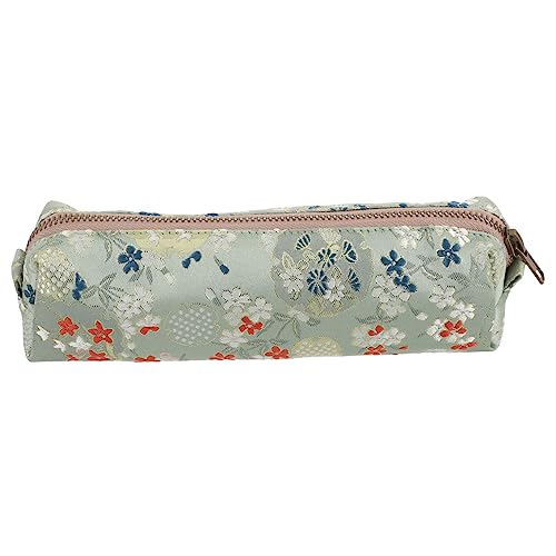 VILLCASE Mini-Make-up-Tasche Blumen-bleistiftbeutel Reisekosmetiketui Schulbrieftasche Süßes Federmäppchen Briefpapierbeutel Bleistifthaltertasche Mädchen Tragbar Veranstalter Stoff von VILLCASE