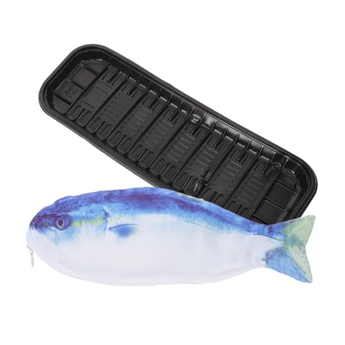 VILLCASE Federtasche Für Stifte Tragbare Stiftaufbewahrungstasche Fisch-stifthalter Multifunktionaler Stift-Organizer Großes Fassungsvermögen Für Schreibwaren von VILLCASE