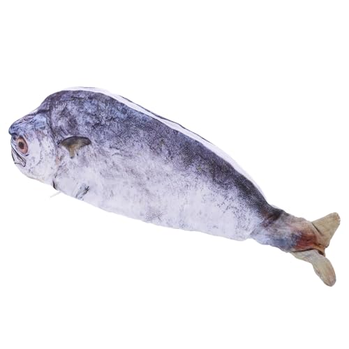 VILLCASE Großes Federmäppchen Fischform mit Reißverschluss Realistische Fisch Geräumige Stifttasche für Schule Büro Reise und Makeup Pinsel Langlebige Schreibwaren Aufbewahrung von VILLCASE
