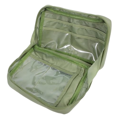 VILLCASE Großes Federmäppchen aus Canvas mit Reißverschluss Geräumiges Stiftetui Organizer Tragbar für Schule Büro Studenten Robustes Verschleißfestes Material Kawaii und Niedliches Design von VILLCASE