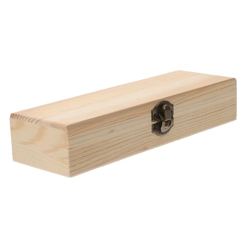 VILLCASE Federmäppchen Aus Holz Großes Fassungsvermögen Schreibwaren-Organizer Aufbewahrungsbox Für Stifte Lineale Und Kleine Gegenstände Für Schüler Und Künstler von VILLCASE