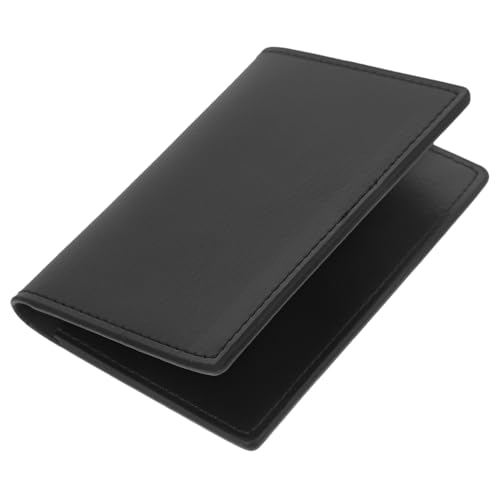 VILLCASE Visitenkartenetui Doppelseitig Aus Kunstleder Kartenhalter Mit Taschen Für Herren Kartenetui Karten Und Tickethalter Leicht Tragbar von VILLCASE