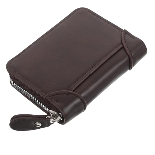 VILLCASE Klein Handliches Zipper Card Holder Wallet aus PU Faltbarer Kartenorganizer für Männer und Frauen für Reisen mit Mehreren Fächern und Sicherem Reißverschluss VILLCASE Klein Handliches Zipper Card Holder Wallet aus PU Faltbarer Kartenorganizer für Männer und Frauen für Reisen mit Mehreren Fächern und Sicherem Reißverschluss von VILLCASE