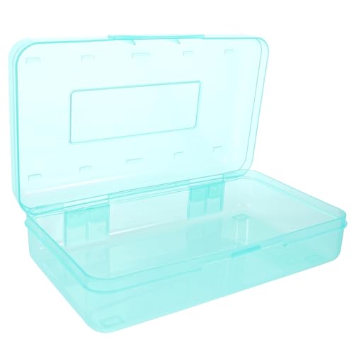 VILLCASE Bleistiftbox Zum Malen Plastiketui Für Stifte Bleistiftbehälter Aus Kunststoff Stifte-Organizer Mit Deckel Aufbewahrungsbox Für Schreibwaren von VILLCASE