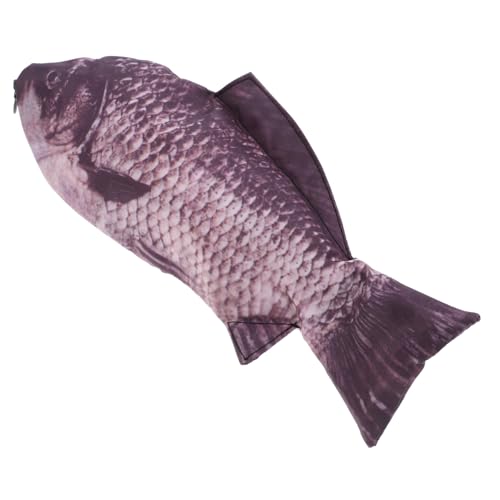 VILLCASE Federmäppchen Mit Fischmotiv Lustige Stifttasche Aus Nylon Reißverschluss Fischform Praktisch Für Bleistifte Und Kosmetika von VILLCASE