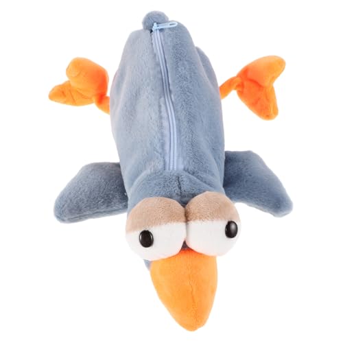 VILLCASE Plüsch Federmäppchen Vogelform Niedlich Weich Federtasche für Kreative Schreibwaren Aufbewahrung Bleistift Tasche Cartoon Stiftetui Robust und Vielseitig von VILLCASE