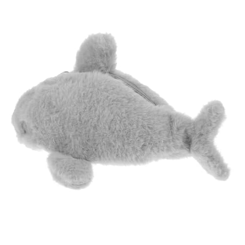 VILLCASE Plüsch Stiftetui Shark Design Niedliche Plüsch Federmäppchen Für Schule Und Großes Fassungsvermögen Für Stifte Bleistifte Und Mehr von VILLCASE