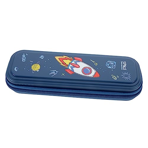 VILLCASE Rocket Bleistiftkoffer Für Großes Langlebiges Stiftemäppchen Mit Reißverschluss Zur Aufbewahrung Von Schreibwaren Für Schule Und Büro Leicht Und Waschbar von VILLCASE