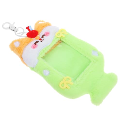 VILLCASE Schlüsselanhänger Plüsch Id-kartenetui Süße Fotohülle Student Zubehör Kawaii Badge Holder von VILLCASE