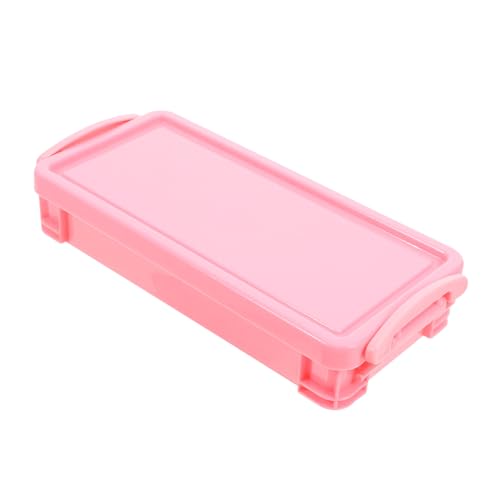 VILLCASE Harte Bleistiftbox Aus Kunststoff Leere Bleistift-aufbewahrungsbox Große Federmäppchenbox Stapelbarer Bleistift-Organizer Für Schreibtisch von VILLCASE