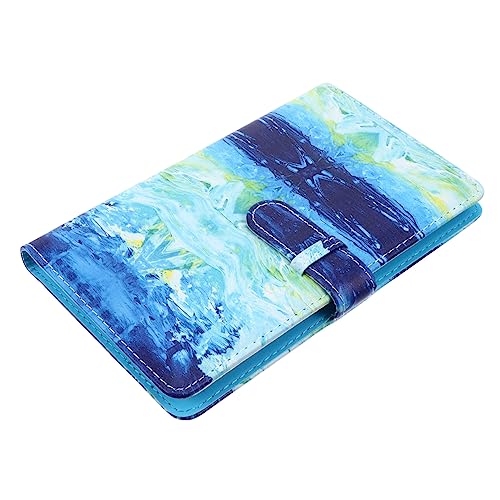 VILLCASE Visitenkartenhalter Pu Magnetverschluss Praktische Aufbewahrungsbox Für Kreditkarten Und Geschäftskarten Für Büro Und Unterwegs Stilvolles Design Zufälliger Farbe von VILLCASE