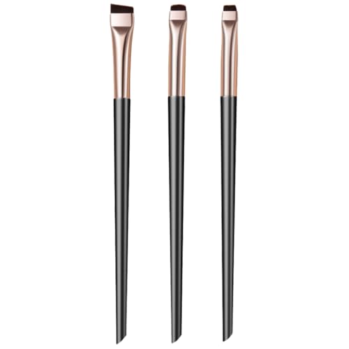 VILLFUL 1 Satz Abgewinkeltes Eyeliner Pinselset Teiliges Kosmetikwerkzeug für Präzises Augen Make Up für Lidschatten und Eyeliner Anwendung Tragbar für Unterwegs von VILLFUL