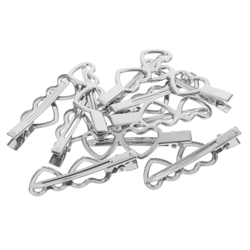 VILLFUL 10 Stück Teiliges Damen Haarklammern Herzform aus Metall Stylische Seitenclip Haarschmuck für Mädchen Modische Haarspangen für Vielseitiges Haarstyling und Elegante Looks von VILLFUL