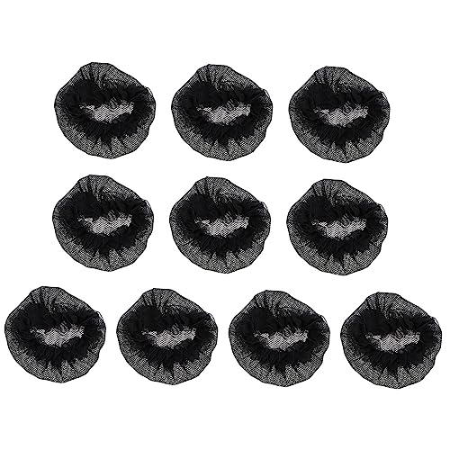 VILLFUL 10 Stück Teiliges Elastisches Haarnetz für Damen Leichtes Atmungsaktives Haarnetz mit Netzstruktur Unsichtbares Duttnetz für Ballett Tanz und Professionelle Frisurenpflege von VILLFUL