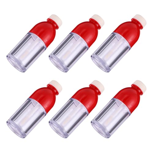 VILLFUL 10 Stück Teiliges Kleine Transparente Lipgloss Flaschen aus Kunststoff Leere Lippenpflege Behälter Wiederbefüllbare Lippenstift Tuben für Damen Geeignet zum Nachfüllen von Lipgloss von VILLFUL