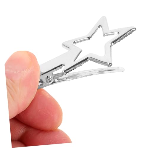 VILLFUL 10 Stück Teiliges Metall Stern Haarklammern für Mädchen Stabile Haarklammern mit Festem Halt Eleganter Silberner Haarschmuck für Styling von Ponyseiten Unordentlichem Haar VILLFUL 10 Stück Teiliges Metall Stern Haarklammern für Mädchen Stabile Haarklammern mit Festem Halt Eleganter Silberner Haarschmuck für Styling von Ponyseiten Unordentlichem Haar von VILLFUL
