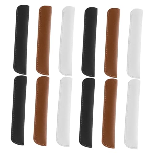 VILLFUL 12 Stück Teiliges PU Stiftetui für Kugelschreiber und Füllfederhalter Minimalistisches Design Tragbar und Leicht für Aufbewahrung von Schreibutensilien von VILLFUL