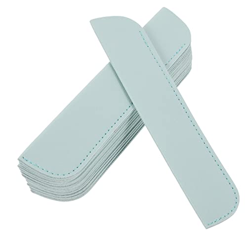 VILLFUL 12 Stück Teiliges Stiftetui aus PU Leder Praktischer Stiftschutz für Füllfederhalter und Kugelschreiber Wasserabweisend zur Aufbewahrung von Schreibwaren Zartem von VILLFUL