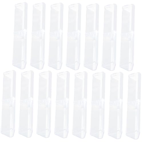 VILLFUL 15 Stück Teiliges Transparentes Federmäppchen aus Leichtem Acryl Stilvoller Stifthalter und Aufbewahrungsbox für Kugelschreiber Schreibwaren Geschenk und Praktische Präsentation von VILLFUL