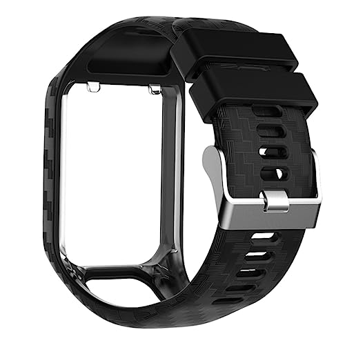 VILLFUL 1Stk intelligentes Uhrenarmband armbänder für smartwatch blacki black-ish Ersatzband Smartwatch-Armband Uhrenarmbänder für Damen Herren Armband für Uhr Silikon-Uhrenarmband Gurt von VILLFUL