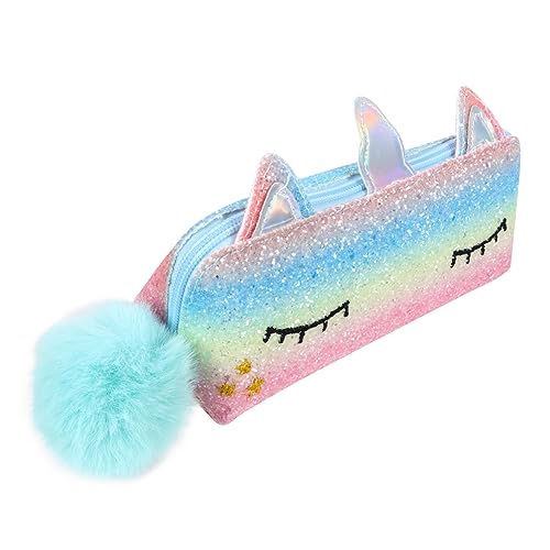 VILLFUL 1stk Federmäppchen Einhorn Schreibwarentasche Stifthalter Student Pailletten von VILLFUL