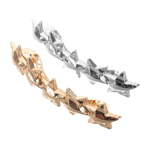VILLFUL 2 STÜCK Teiliges Metall Haarklammern Stern design aus Robustem Zinklegierung Stilvolle Haarschmuck für Frauen Langlebig und Vielseitig für Alltag und Besondere Anlässe von VILLFUL