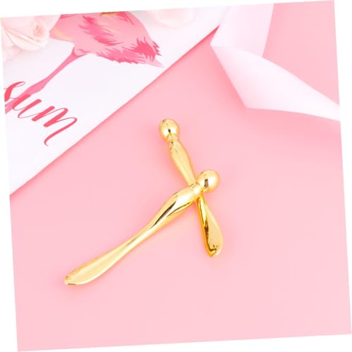 VILLFUL 2 Stück Augen Massage Sticks aus Metall mit Löffel ende Ergonomisches Beauty Roller Tool zur Augencreme Anwendung Fördert Hautpflege und Augenringe Kompakt und Langlebig von VILLFUL