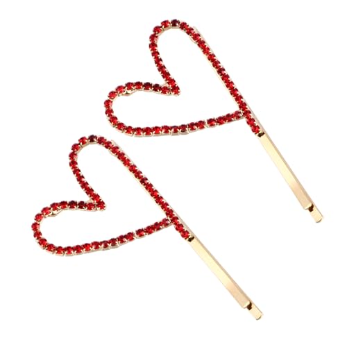 VILLFUL 2 Stück Rhinestone Haarklammern Herzförmig Elegante Haarspangen für Damen Modischer Haarschmuck mit Starker Fixierung für Pferdeschwanz und Flechtfrisuren VILLFUL 2 Stück Rhinestone Haarklammern Herzförmig Elegante Haarspangen für Damen Modischer Haarschmuck mit Starker Fixierung für Pferdeschwanz und Flechtfrisuren von VILLFUL