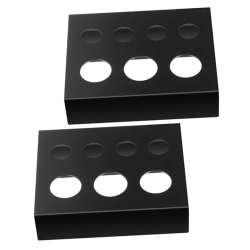 VILLFUL 2 Stück Tattoo Pigment Halter aus mit Löchern Starker und Stilvoller Organizer für Tattoo für Studios und Makeup Arbeiten von VILLFUL