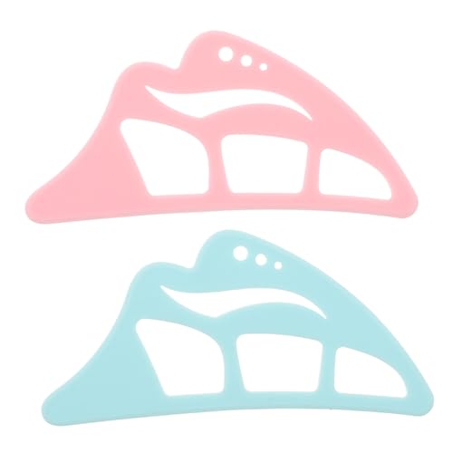 VILLFUL 2 Stück Teiliges Eyeliner-schablonen Silikon Präzises Augen-make-up Werkzeug für Anfänger Vielseitig für Cat Eye und Winged Styles Einfaches Auftragen von Lidschatten und Eyeliner von VILLFUL