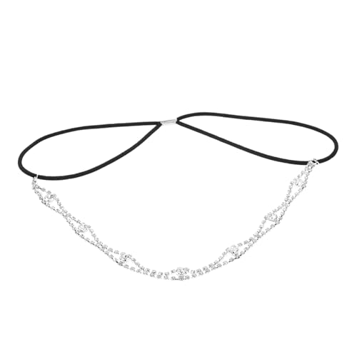 VILLFUL 2 Stück Teiliges Haarband mit Strassperlen Retro Damen Stirnband in Gold und Silber Elegantes Haarschmuck accessoire für Partys Hochzeiten und Festliche Anlässe von VILLFUL