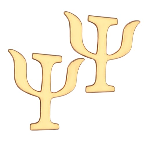 VILLFUL 2 Stück Teiliges Psychologie Brosche Anstecknadeln Retro Design Hochwertige Legierungs Anstecker für Kleidung Hüte und Pullover Kreative Modeaccessoires für Ausdrucksweise von VILLFUL