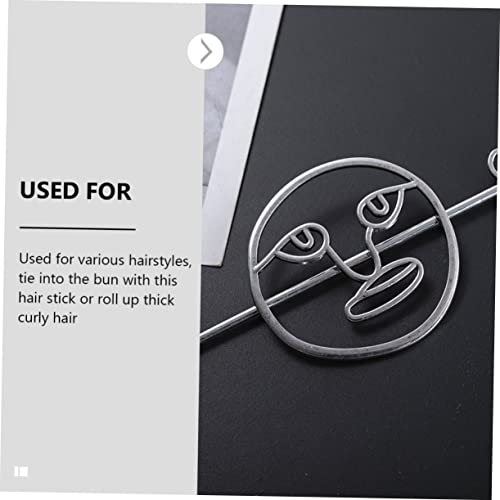 VILLFUL 2 Stück Vintage Haarnadel Hohl Lächelndes Design Ethnische Haarklammer für Damen Retro Dutt Haarstab in Gold und Silber Stilvoller Haarschmuck für Alltag Party Hochzeit VILLFUL 2 Stück Vintage Haarnadel Hohl Lächelndes Design Ethnische Haarklammer für Damen Retro Dutt Haarstab in Gold und Silber Stilvoller Haarschmuck für Alltag Party Hochzeit von VILLFUL